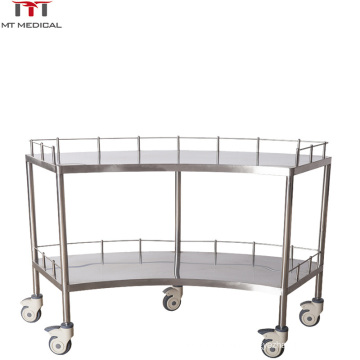 Stainless Steel Hospital Furniture Instrument Trolley